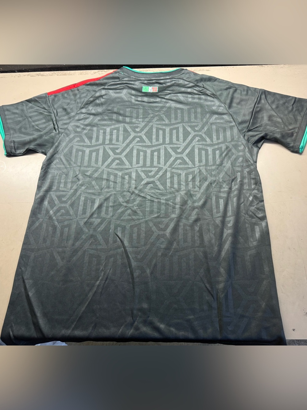 New w/ Tags NATIONAL TEAM MEXICO Black Green Polyester Soccer Jersey Size 2XL - Picture 2 of 7